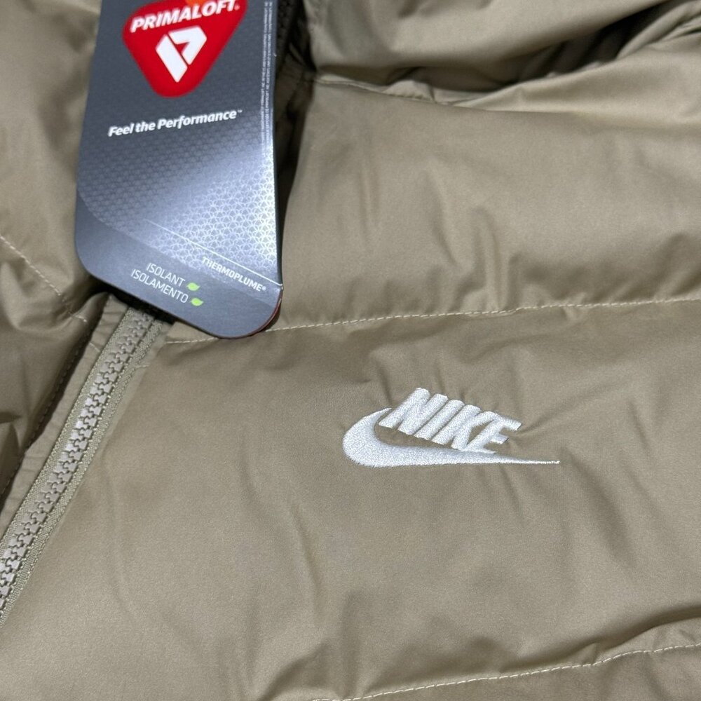 Nike Men's Storm-Fit Water Resistant Hooded Puffer Jacket Khaki Small FB8185-24 - Picture 15 of 16
